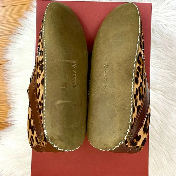 Quoddy Leopard Print Women's Shoes with Brown Accents - Picture 13 of 15